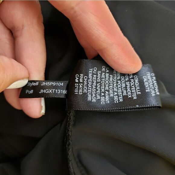 Jessica Howard sleeveless black  velvet dress - Picture 5 of 8